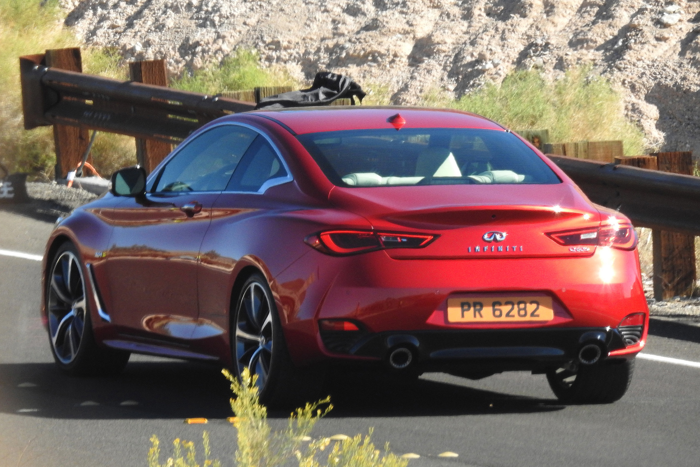 Infiniti Q60 rear