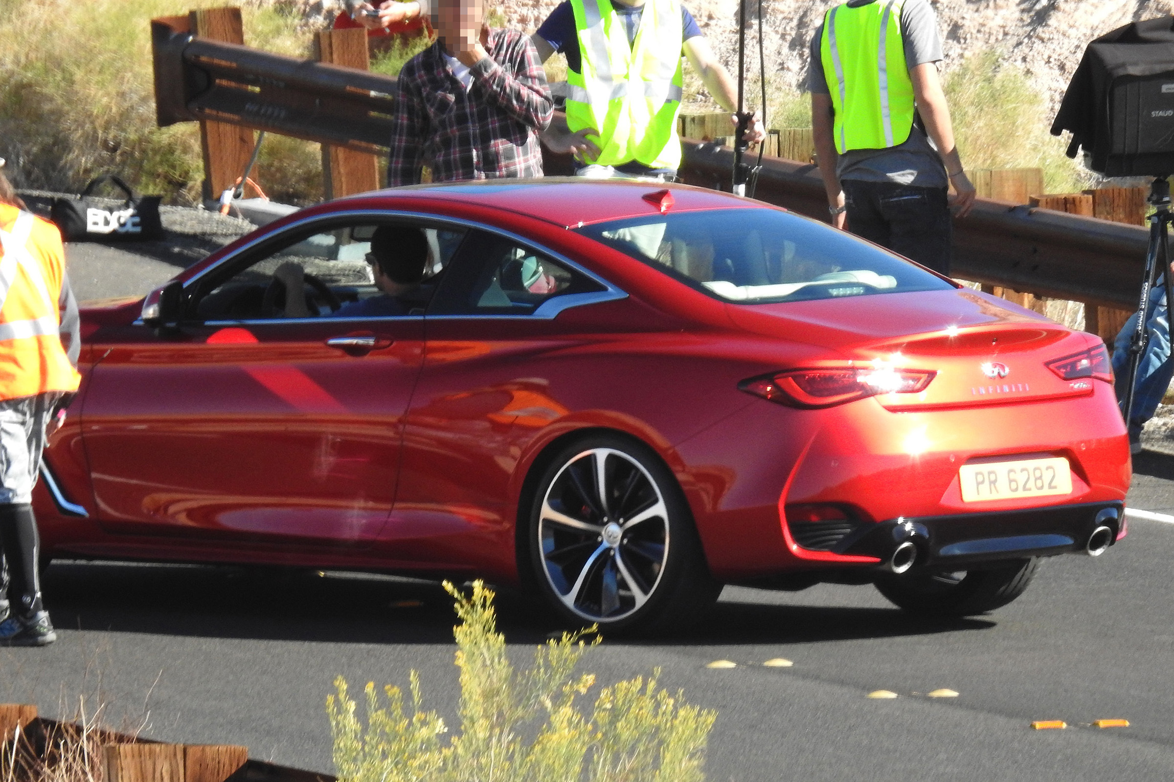 Infiniti Q60 side rear