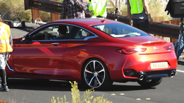 Infiniti Q60 side rear