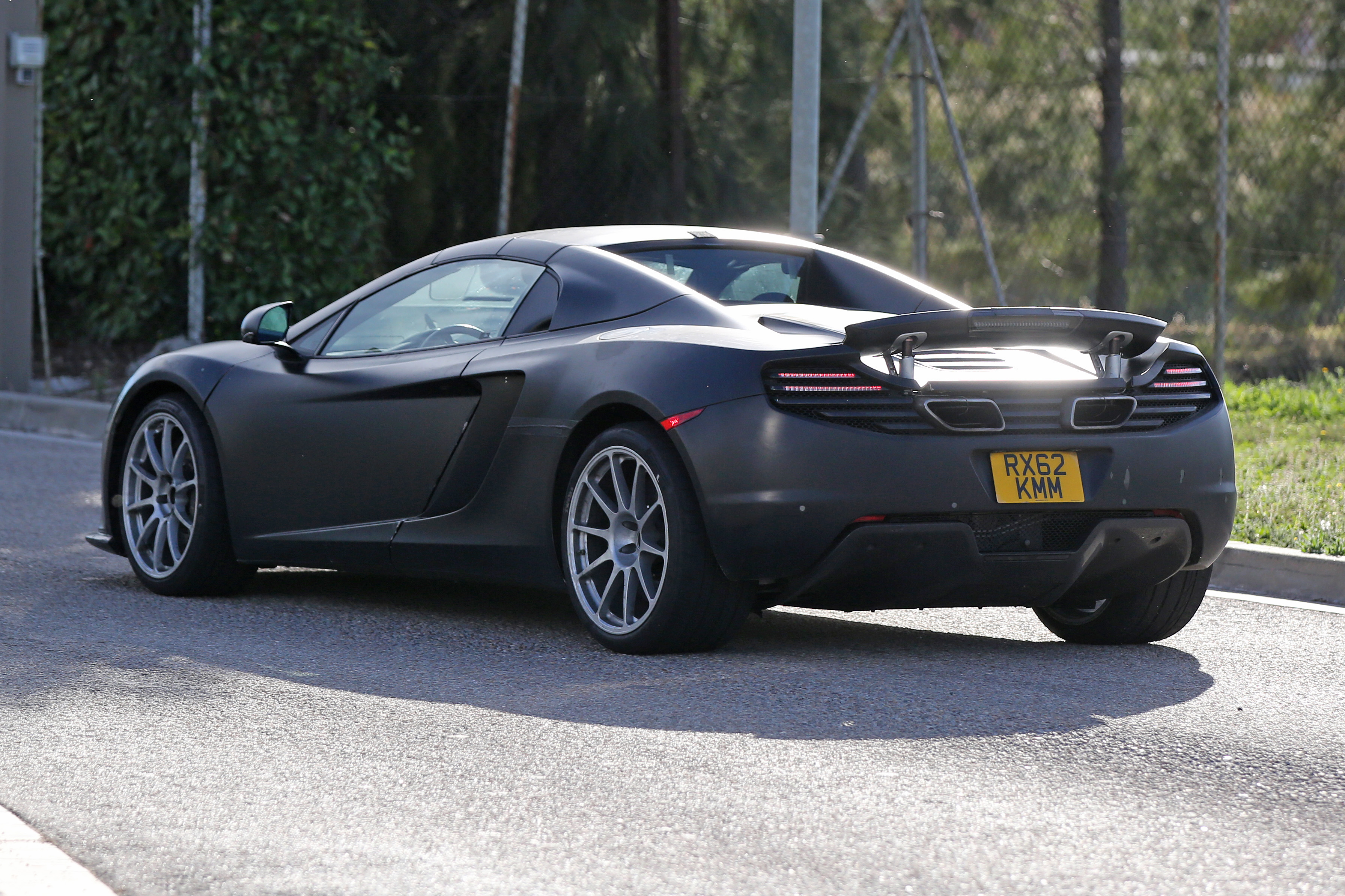 McLaren 675LT Spider rear side