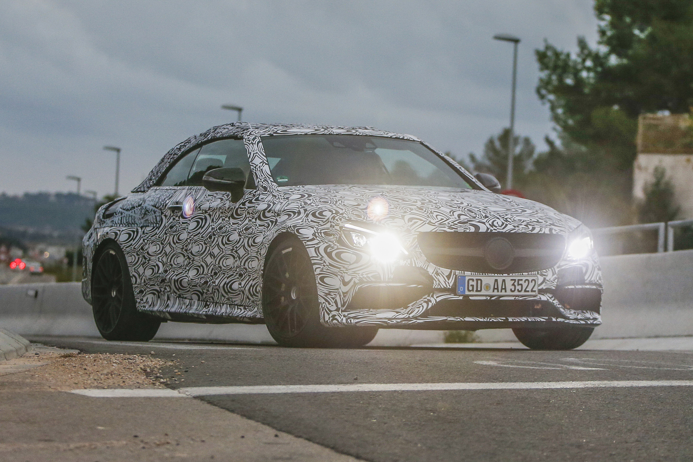 Mercedes C63 AMG Cabrio front