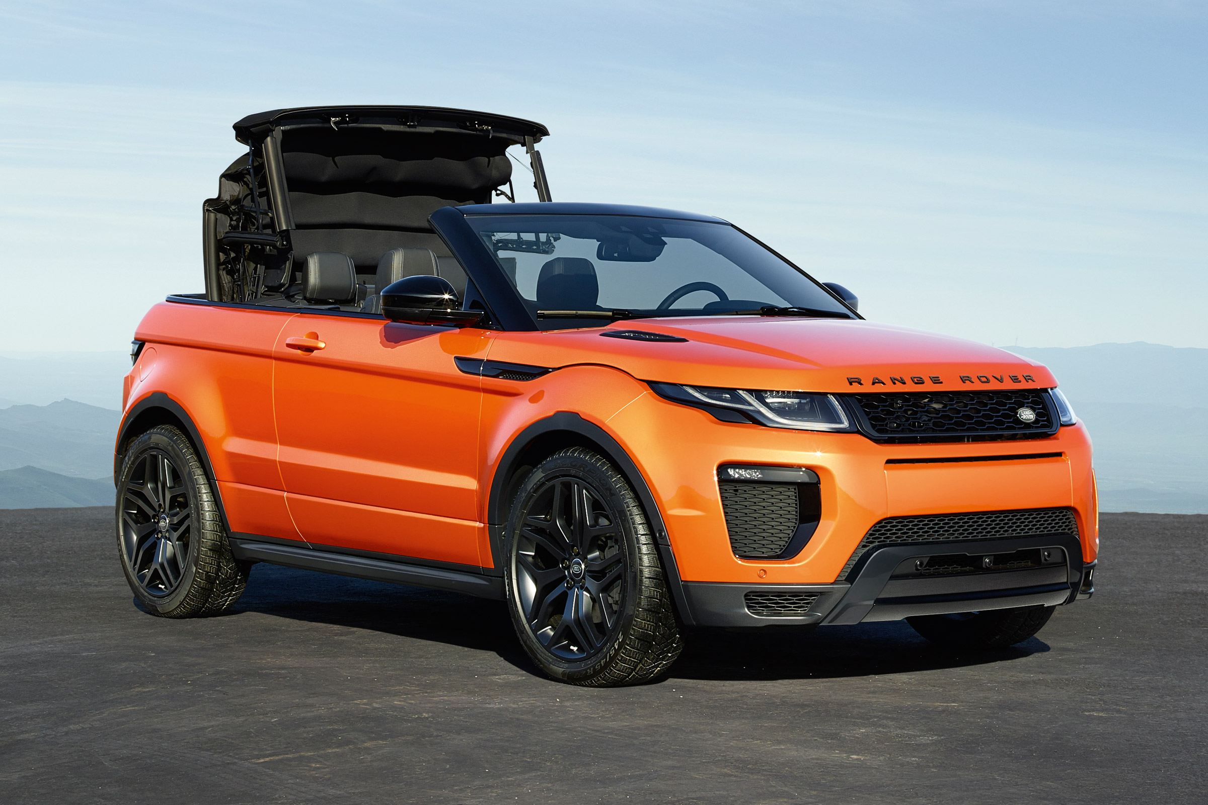 Range Rover Evoque Convertible roof opening