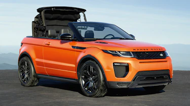 Range Rover Evoque Convertible roof opening
