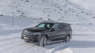 Mercedes GLS front cornering