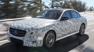 Mercedes E-Class disguised front