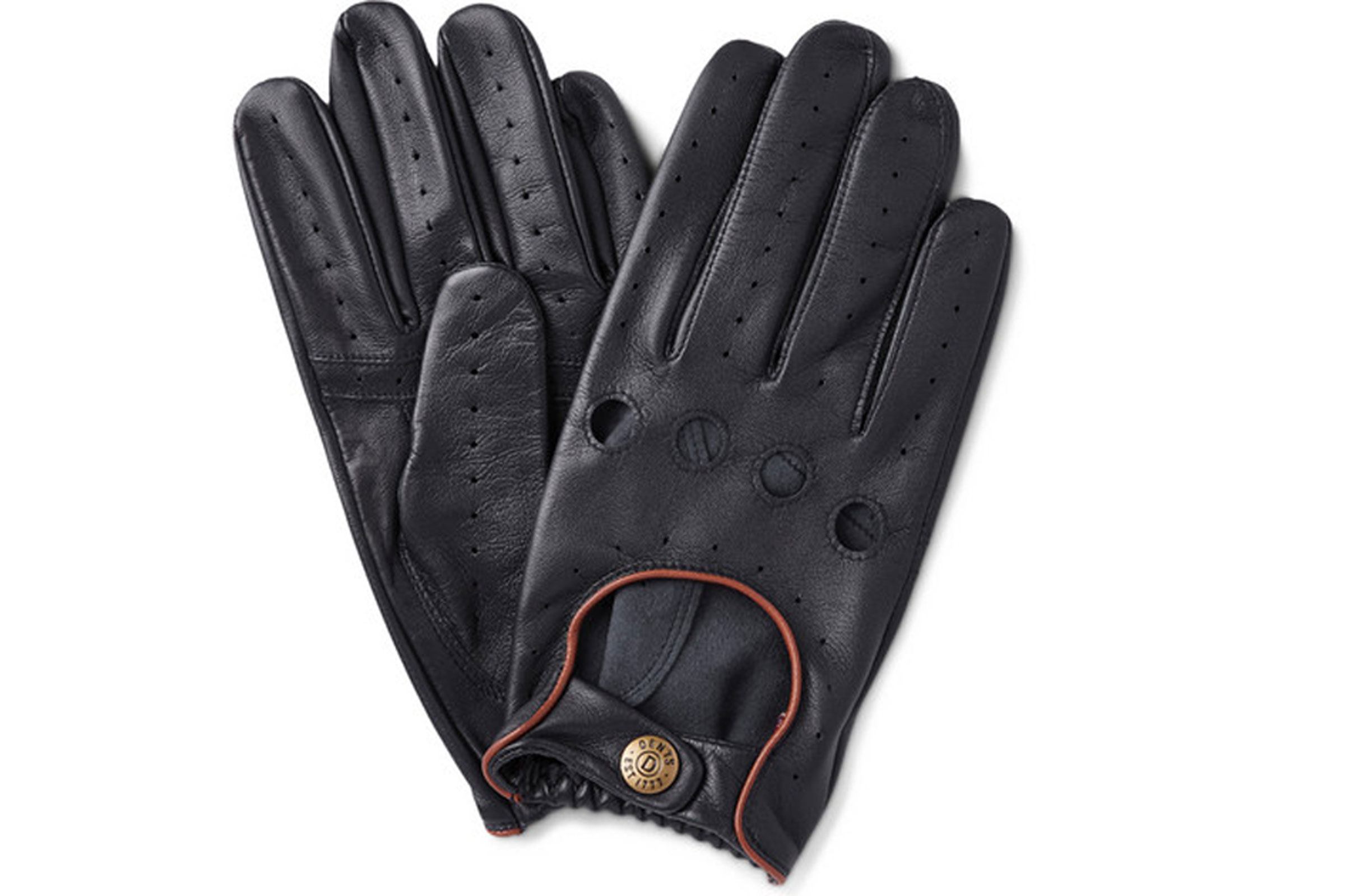 Dents Delta Leather Driving Gloves 