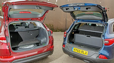 Hyundai Tucson vs Renault Kadjar - group test boot