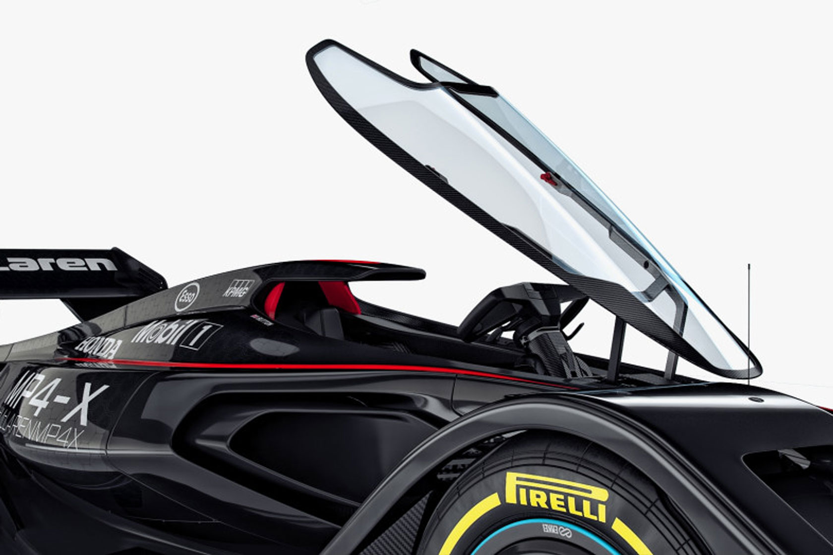 McLaren MP4-X - cockpit open