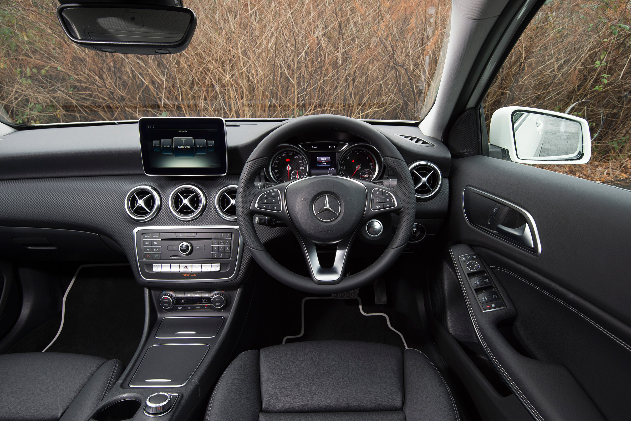 Mercedes A200d dash