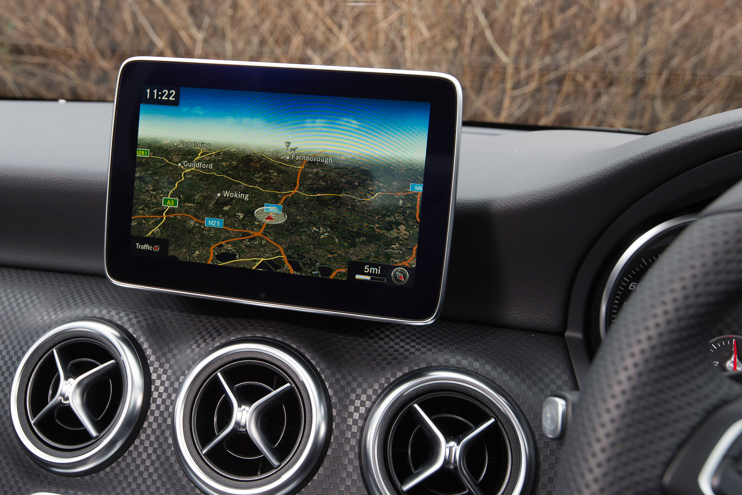 Mercedes A200d sat-nav