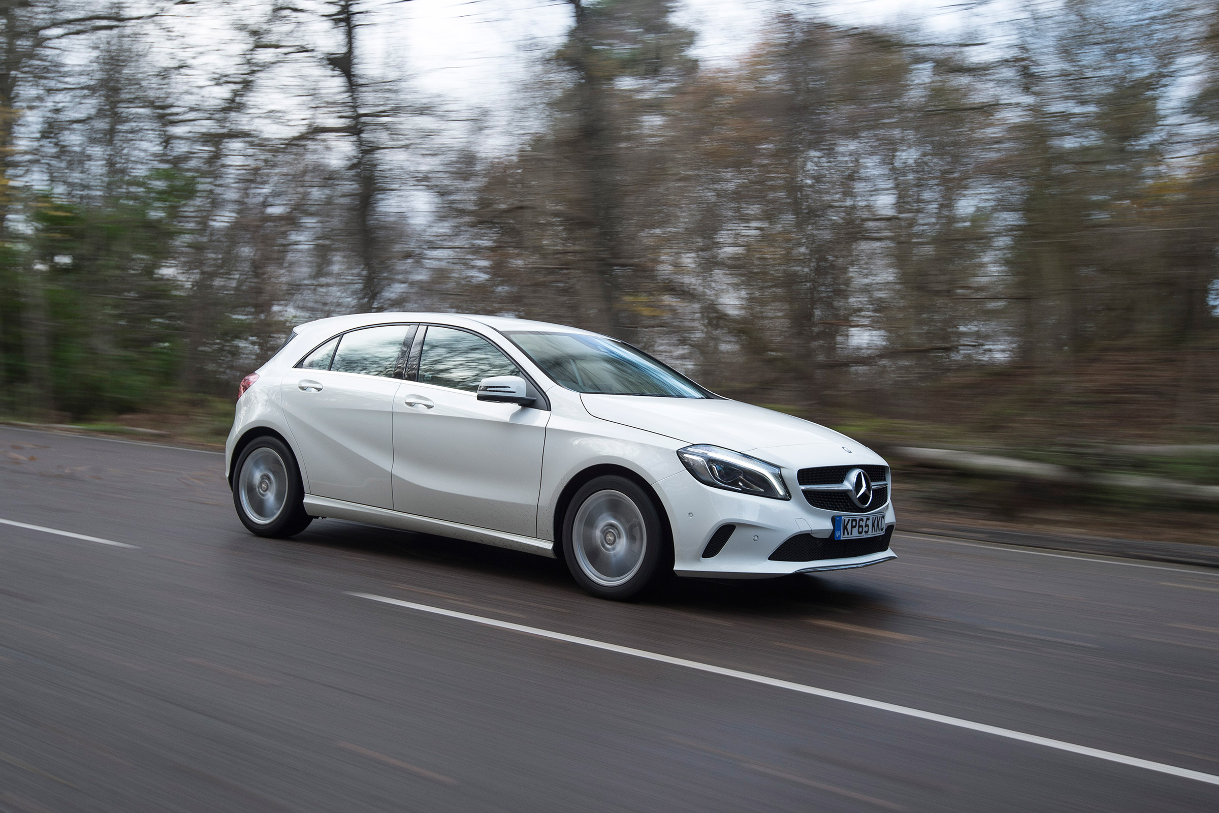 Mercedes A200d front action