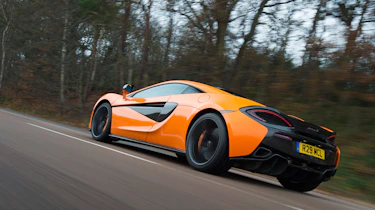 McLaren 570S first UK drive - rear tracking