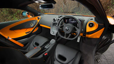 McLaren 570S first UK drive - interior