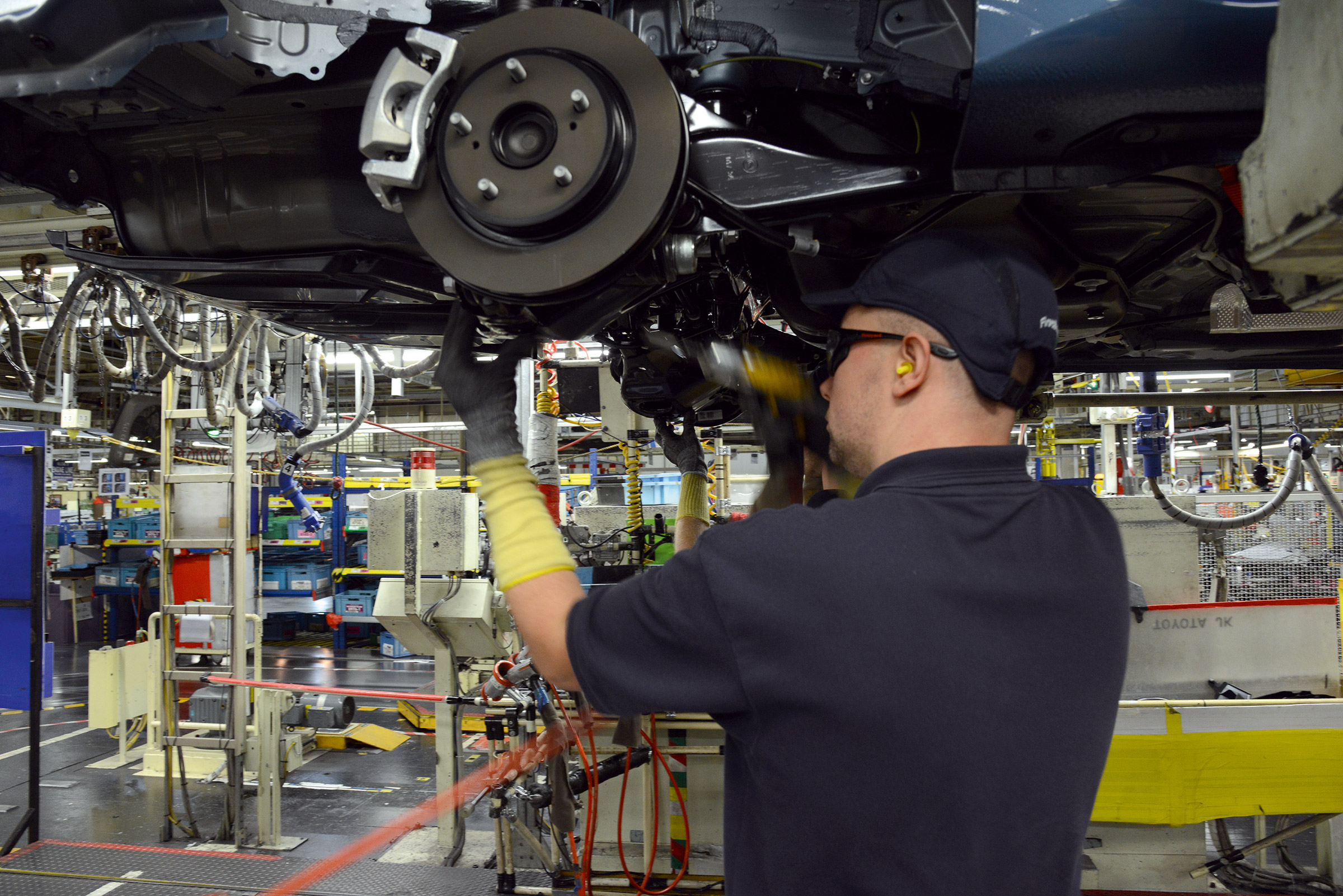 Toyota factory - production line