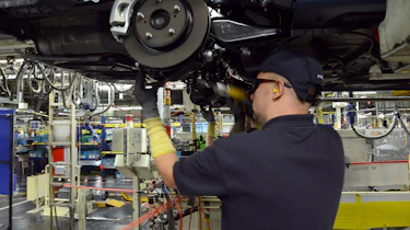 Toyota factory - production line
