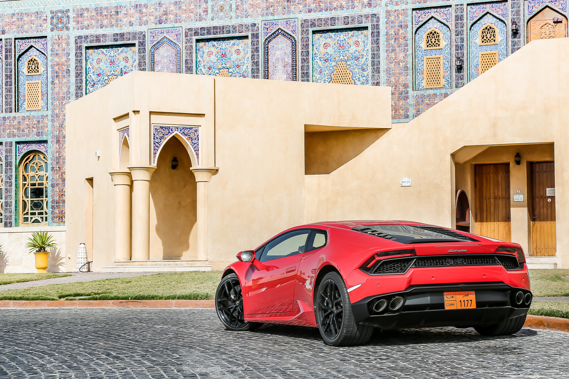 Lamborghini Huracan LP 580-2 rear quarter