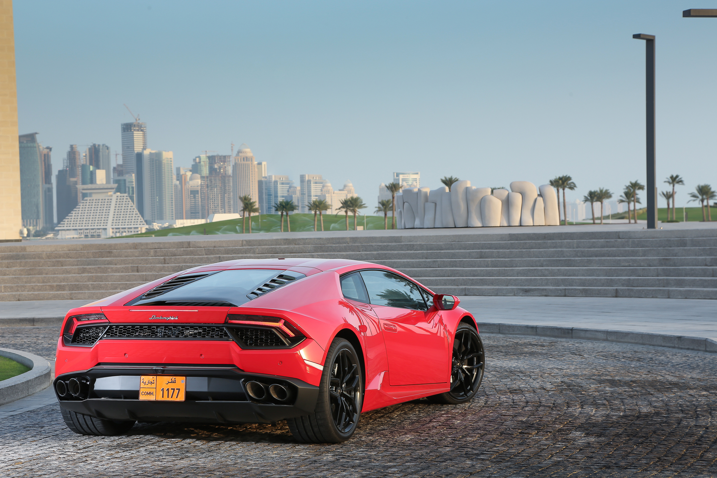 Lamborghini Huracan LP 580-2 rear quarter