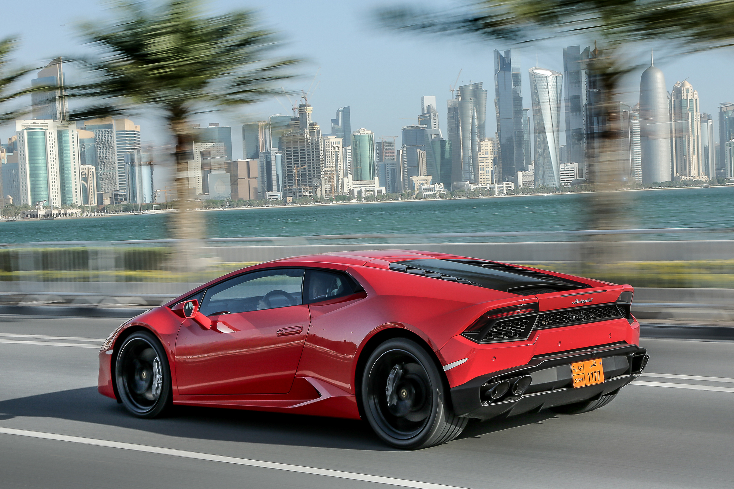 Lamborghini Huracan LP 580-2 rear tracking 2
