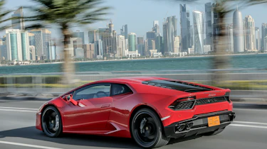 Lamborghini Huracan LP 580-2 rear tracking 2
