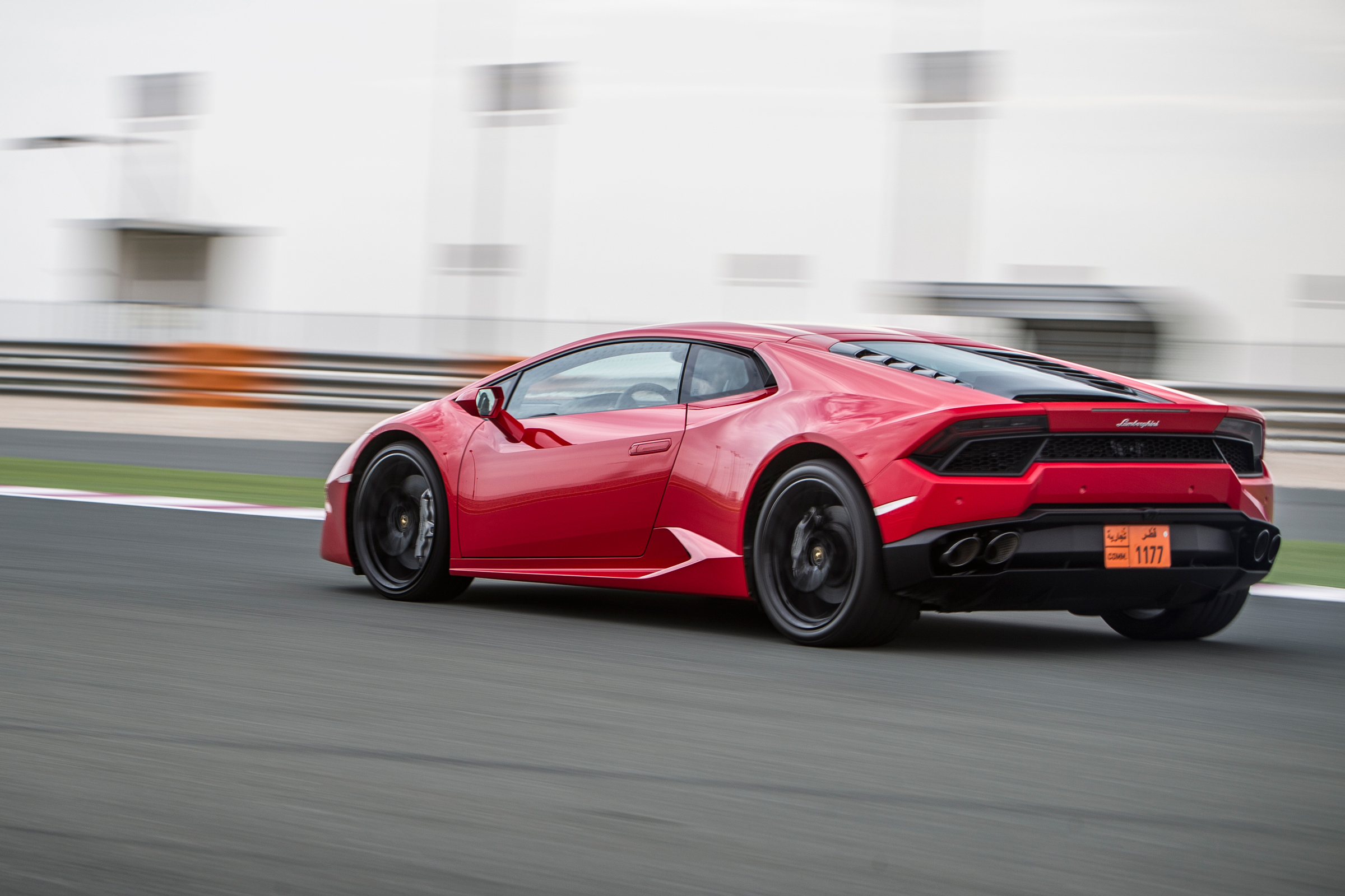 Lamborghini Huracan LP 580-2 rear tracking