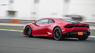 Lamborghini Huracan LP 580-2 rear tracking