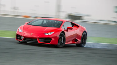 Lamborghini Huracan LP 580-2 drifting