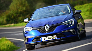 New Renault Megane 2016 hatchback GT front cornering