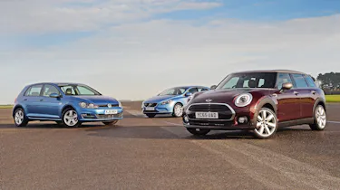 MINI Clubman vs VW Golf vs Volvo V60 - line up