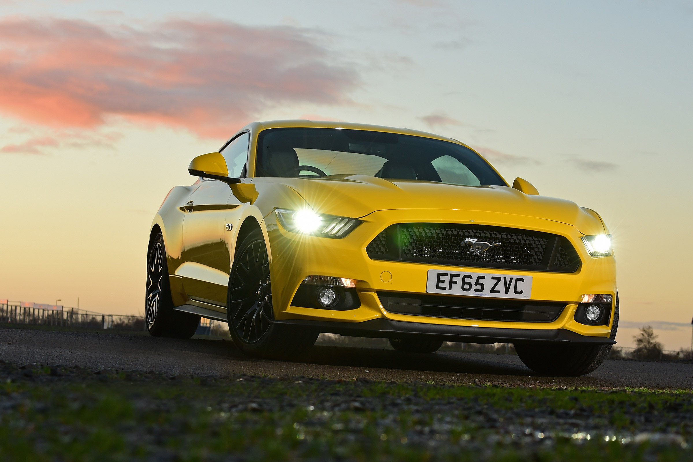Ford Mustang - front dark