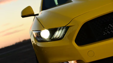 Ford Mustang - front light detail