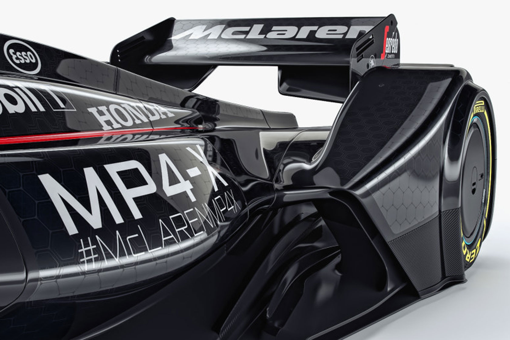 McLaren MP4-X - flank