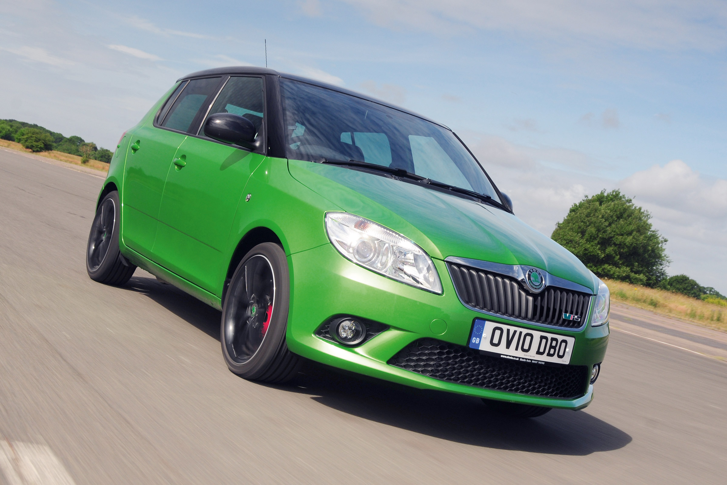 Skoda Fabia vRS - front
