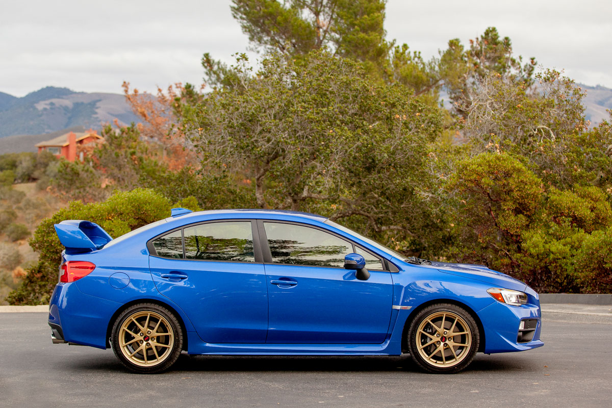 Subaru WRX STi panning 