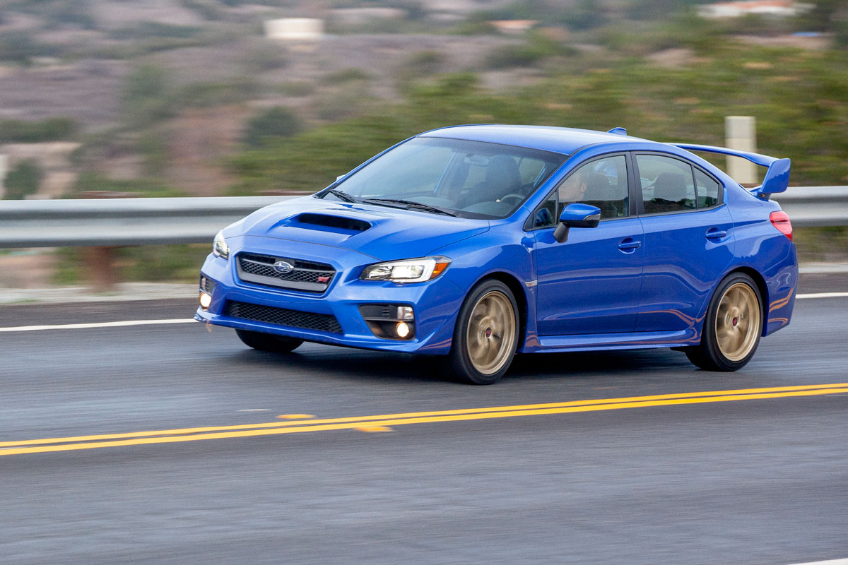 Subaru WRX STi in action 