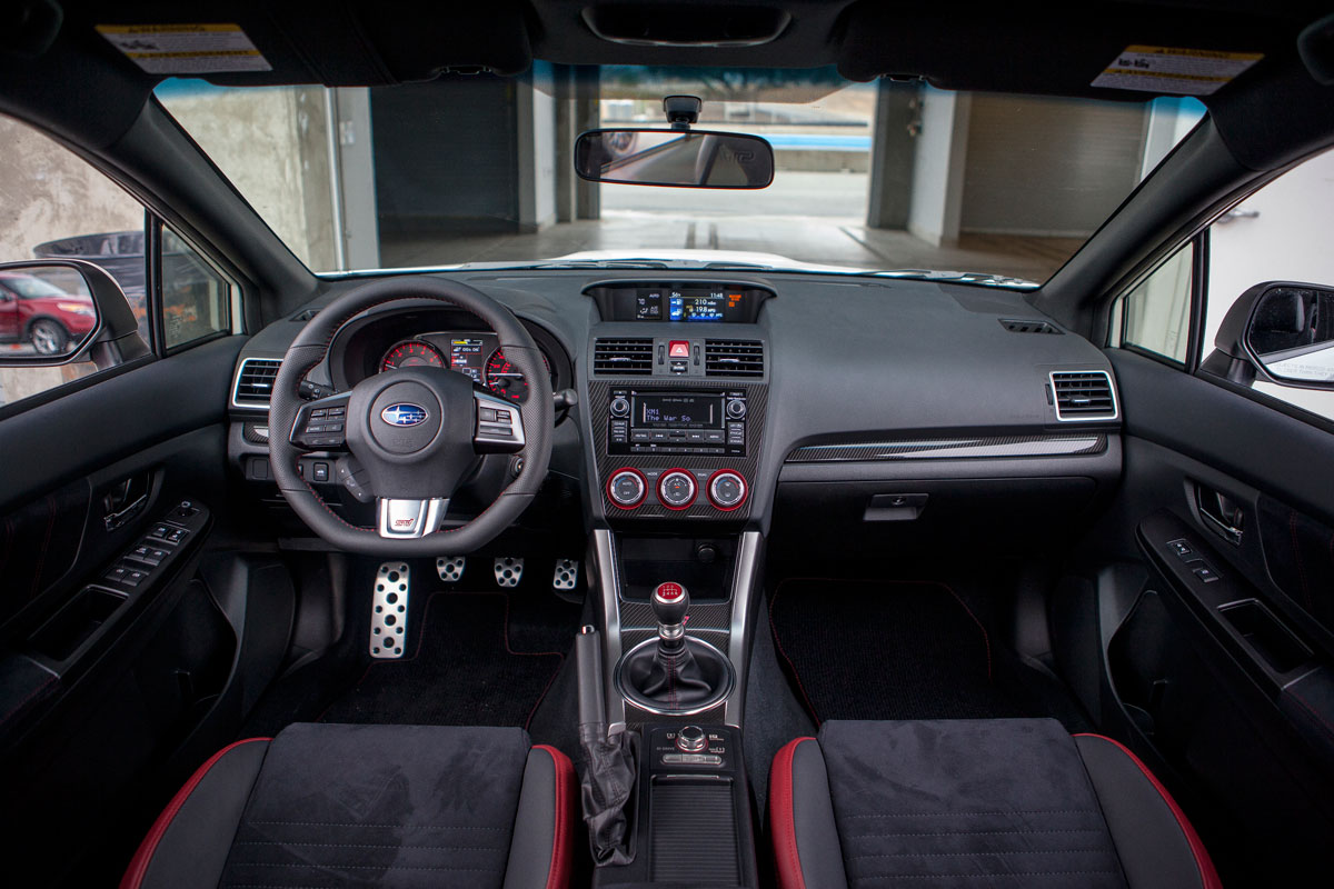 Subaru WRX STi interior 