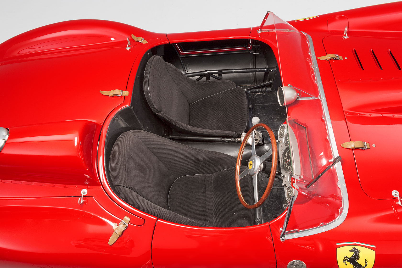 1957 Ferrari 335 cockpit - most expensive cars