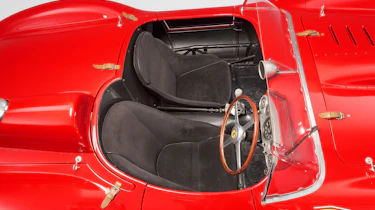 1957 Ferrari 335 cockpit - most expensive cars