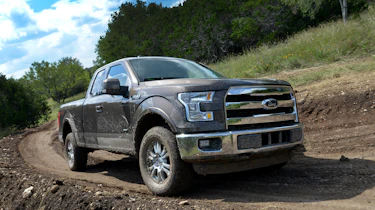 Ford F-150 - front cornering off road grey