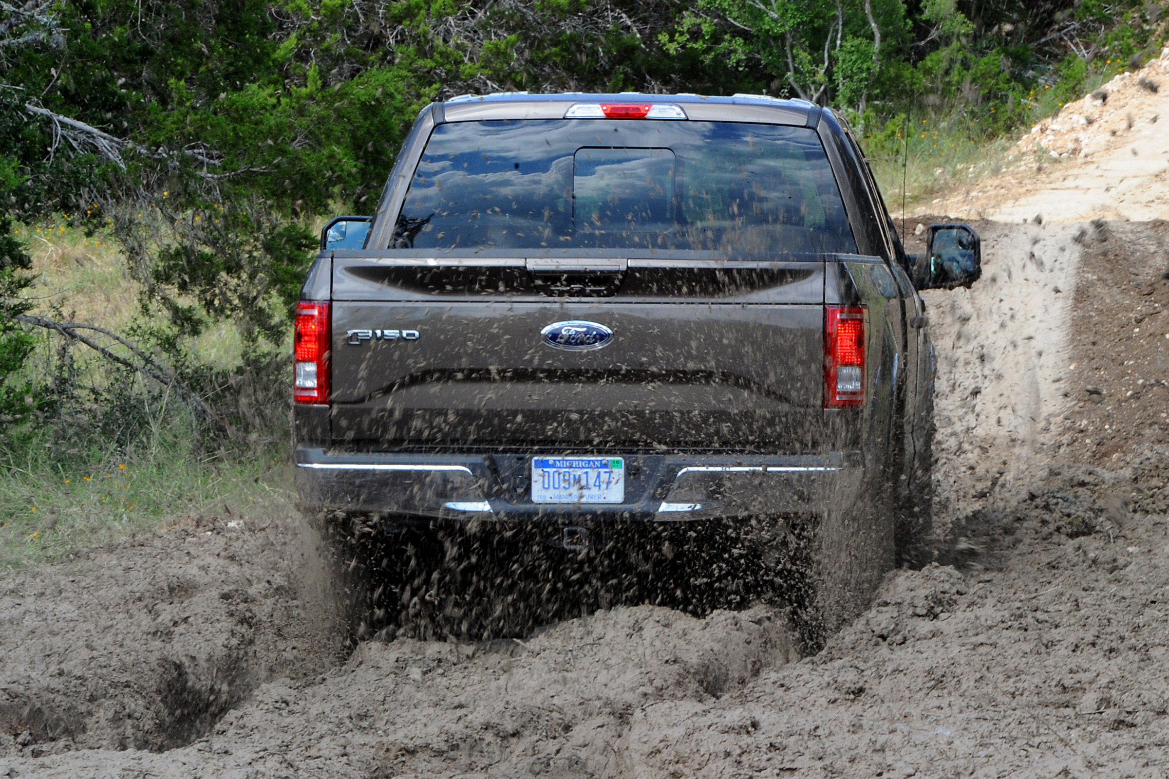 Ford F-150 - rear tracking off road grey