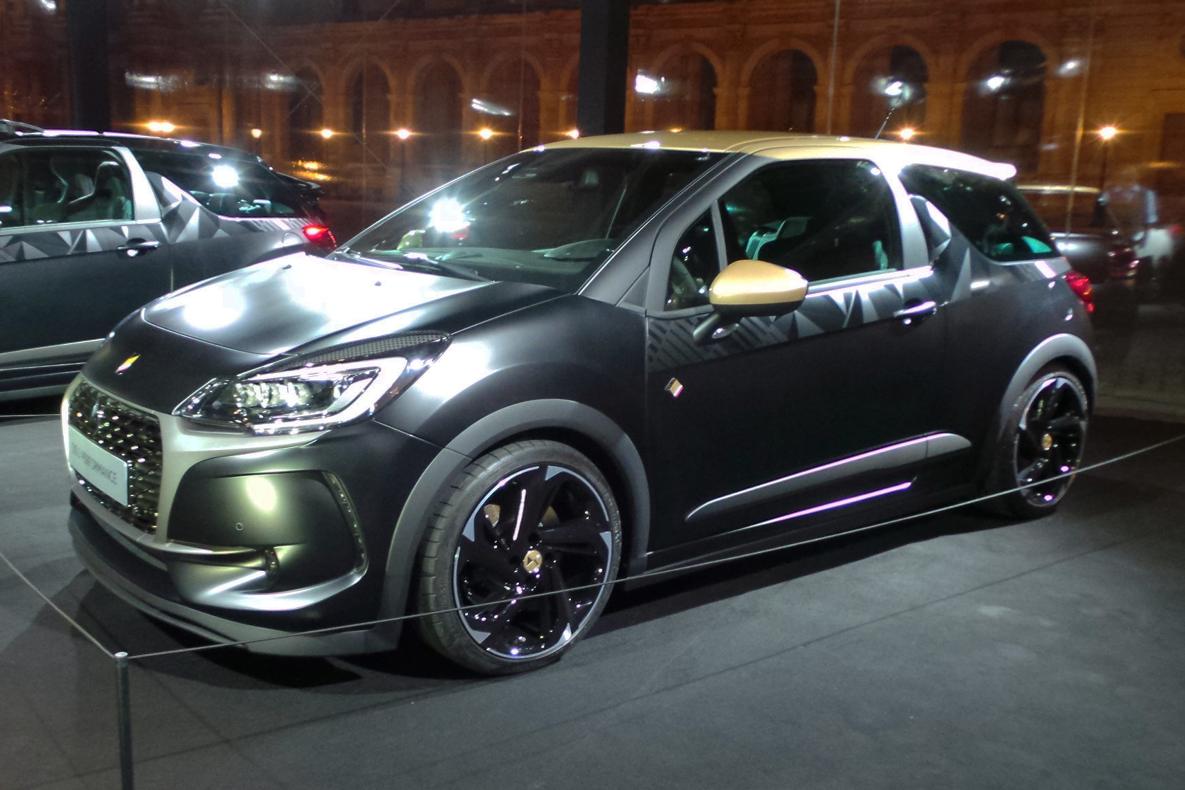 DS 3 hatchback 2016 - DS Performance front quarter reveal 2 