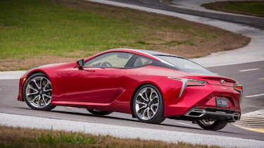 Lexus LC500 side rear