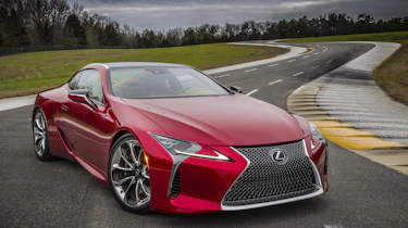 Lexus LC500 front side track
