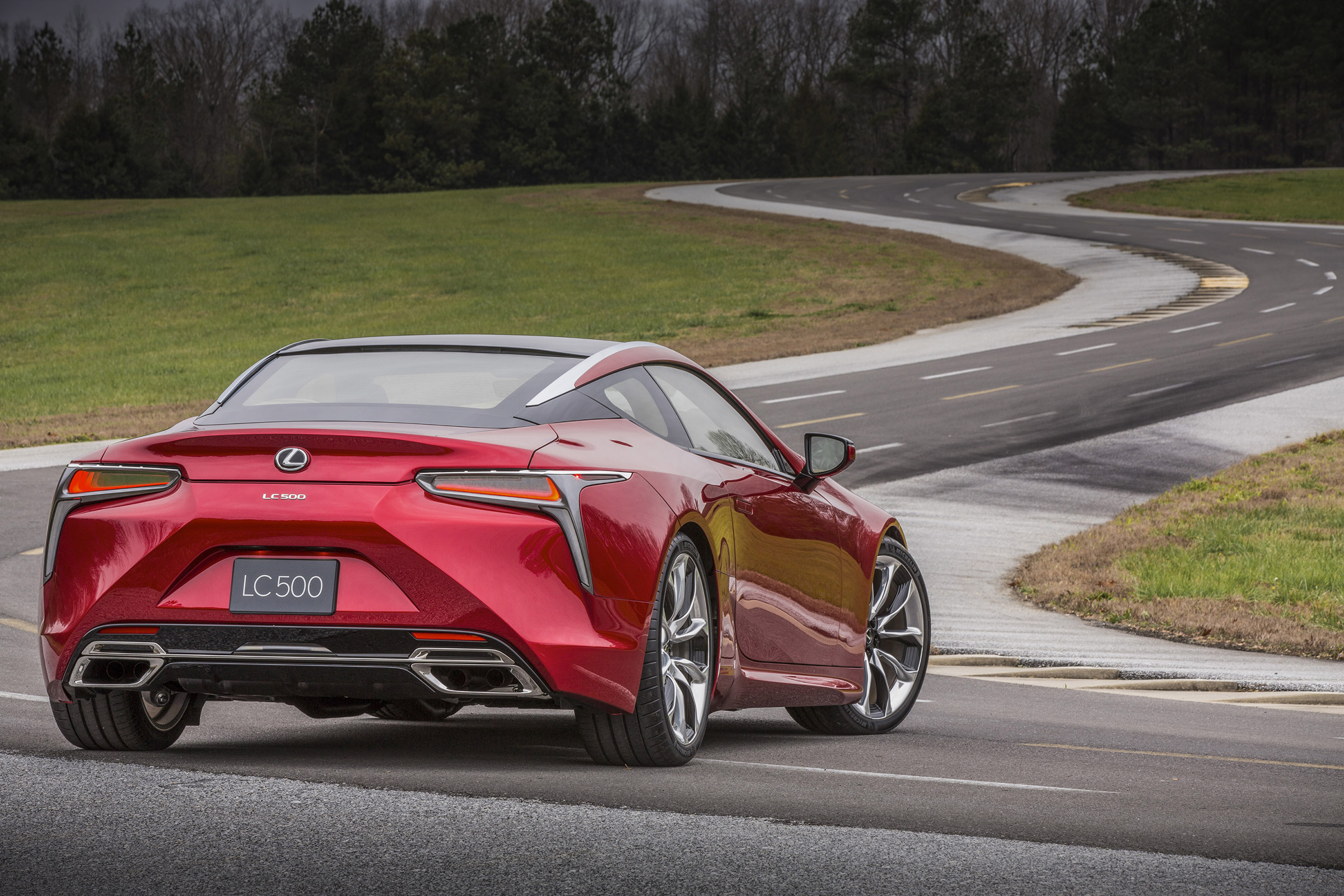 Lexus LC500 rear 3.4