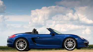 Porsche Boxster -blue side static