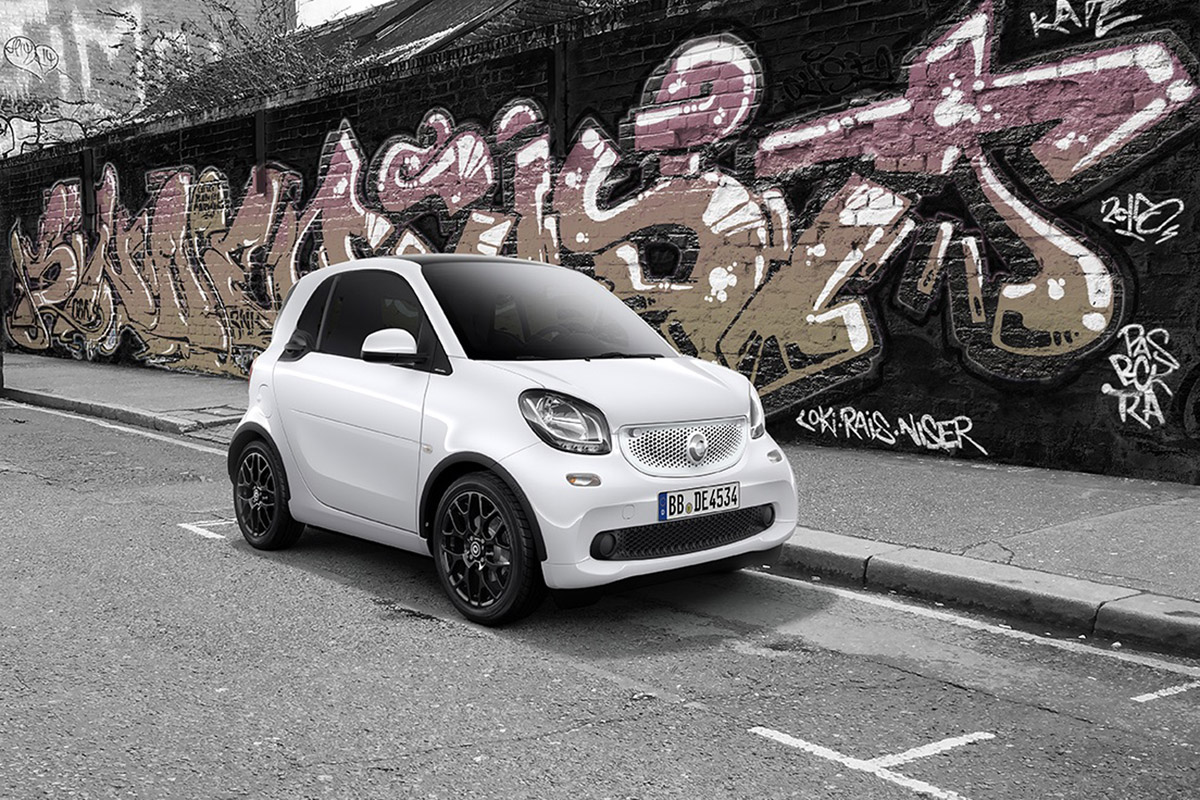 Smart ForTwo white