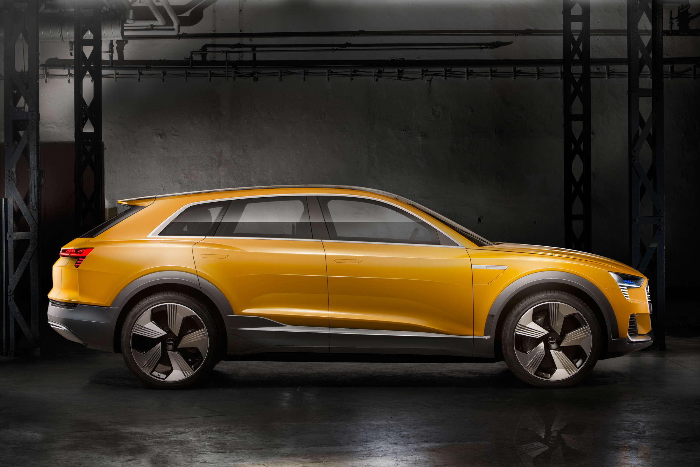 Audi h-tron concept - side profile