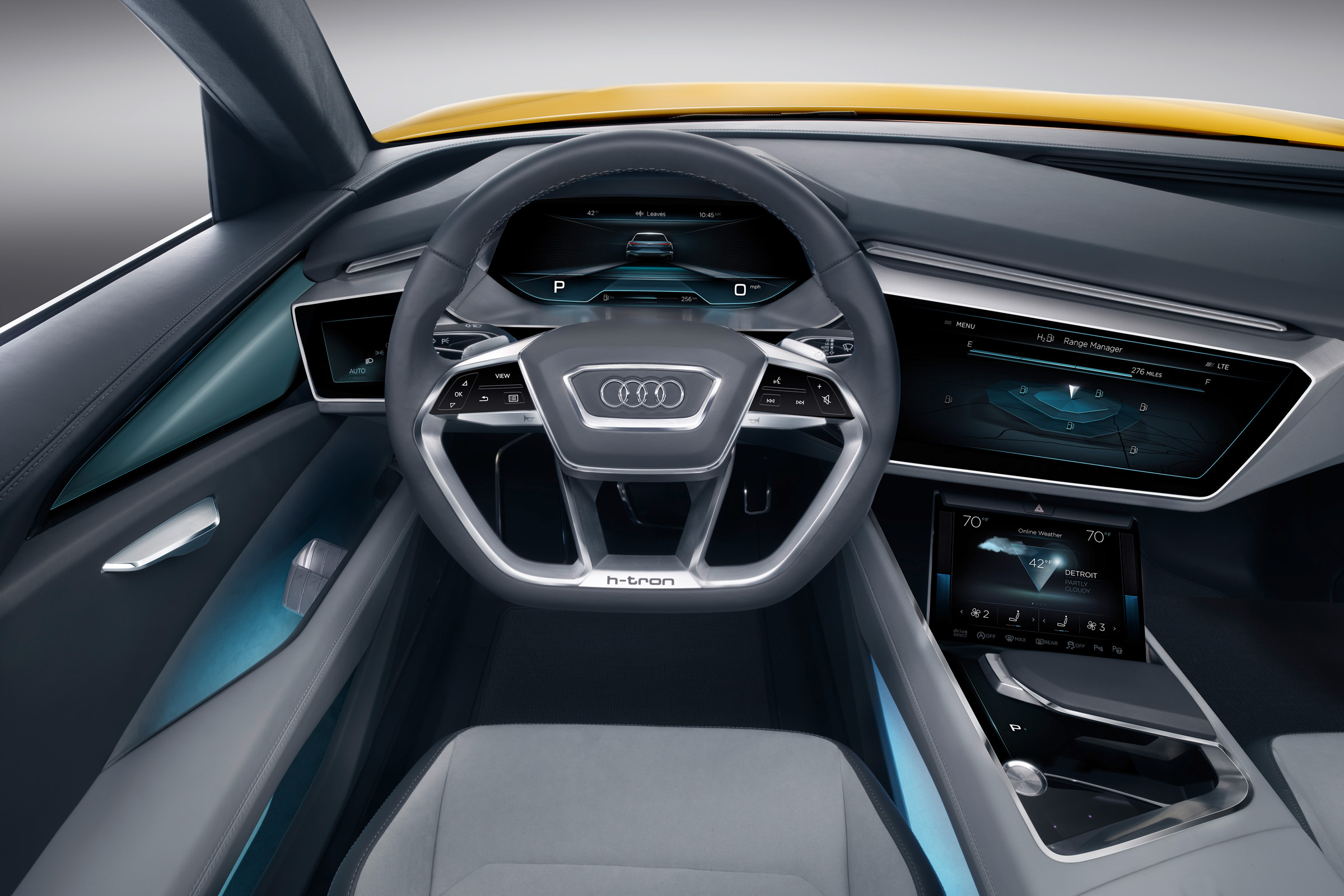 Audi h-tron concept - interior
