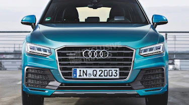 Audi Q2 exclusive - front blue