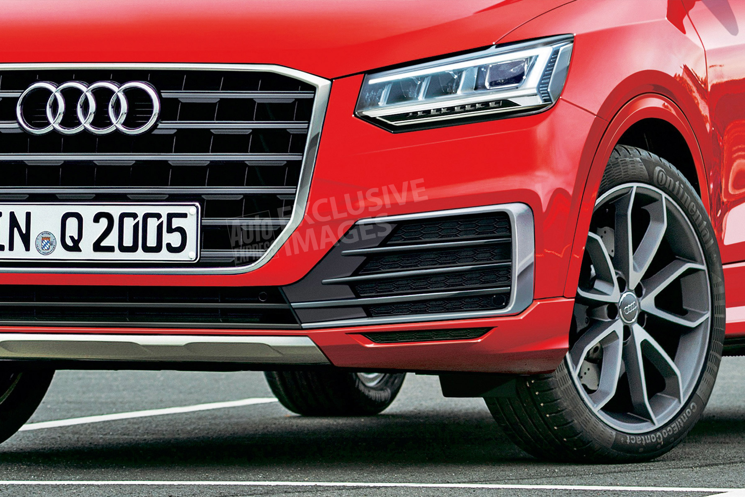 Audi Q2 exclusive - detail red