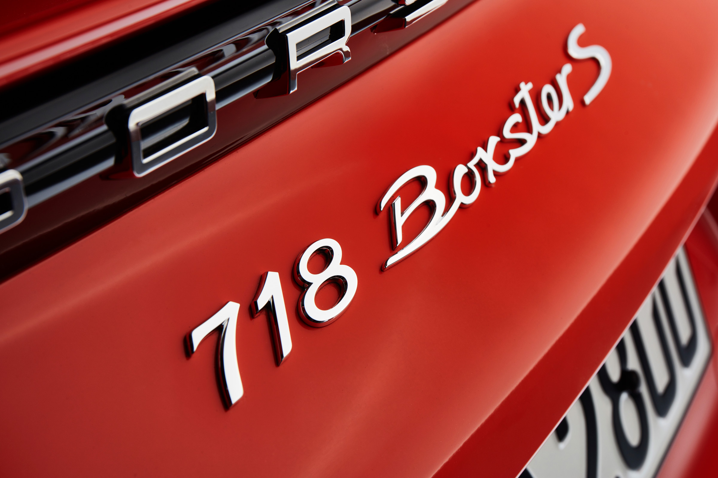 Porsche 718 Boxster - badge